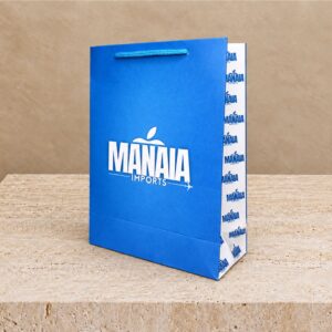 Sacola de Papel Personalizada 15x7x22 (vertical)
